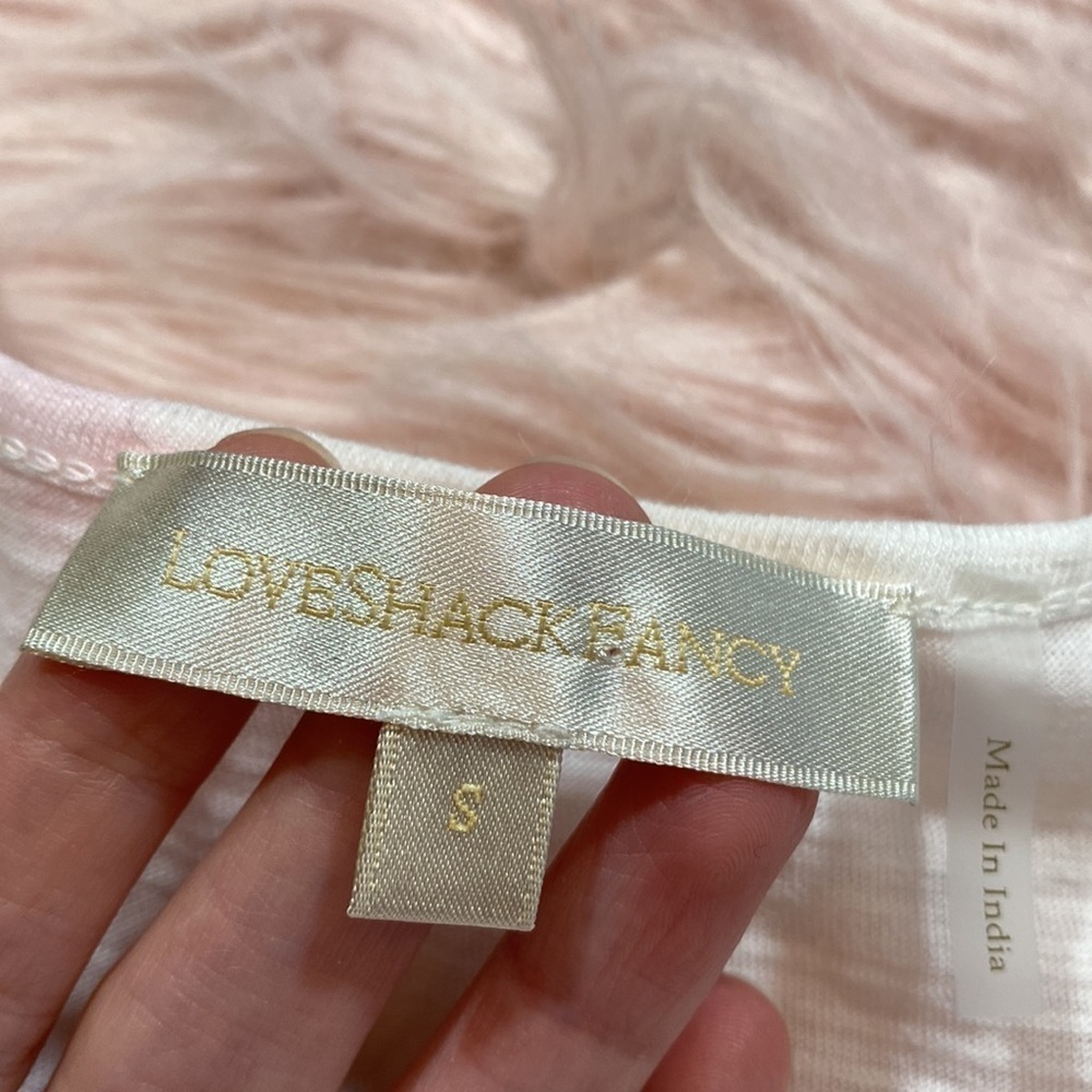LoveShackFancy Fornina Tank in Pink Tye Dye sz S - Picture 3 of 11